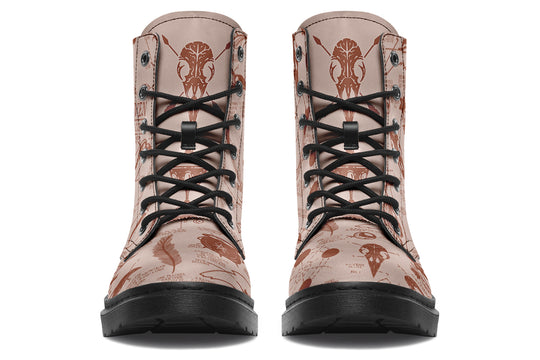 Blush Raven Study Boots