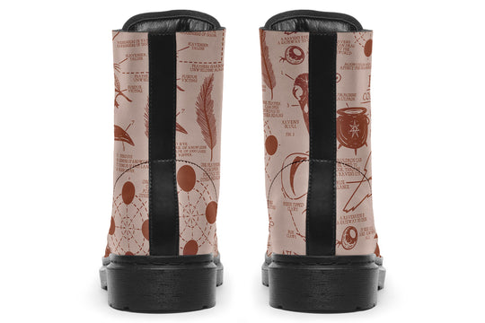 Blush Raven Study Boots