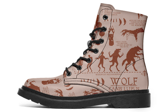 Blush Wolf Study Boots