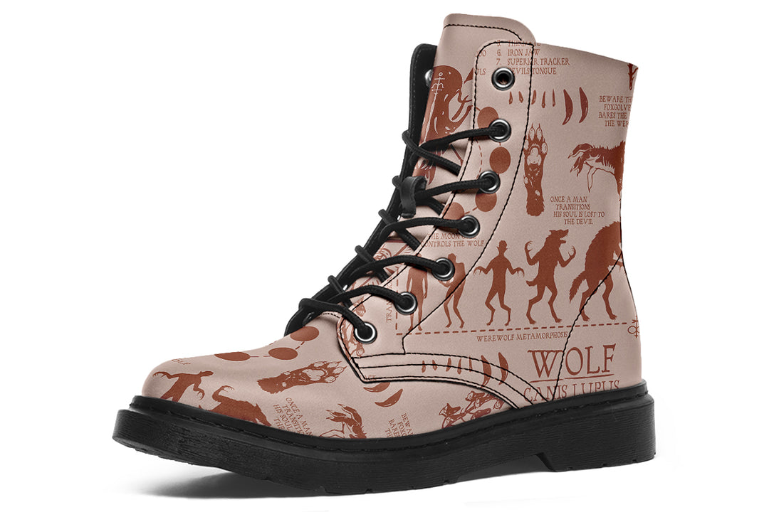 Blush Wolf Study Boots