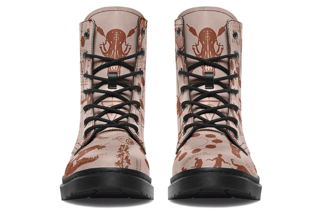 Blush Wolf Study Boots