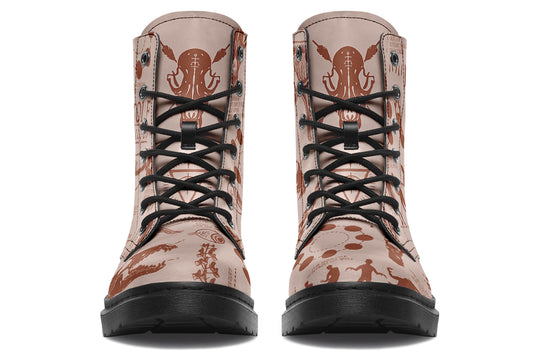 Blush Wolf Study Boots