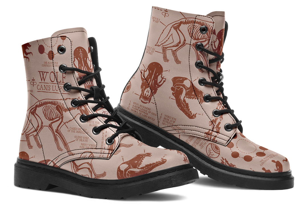 Blush Wolf Study Boots