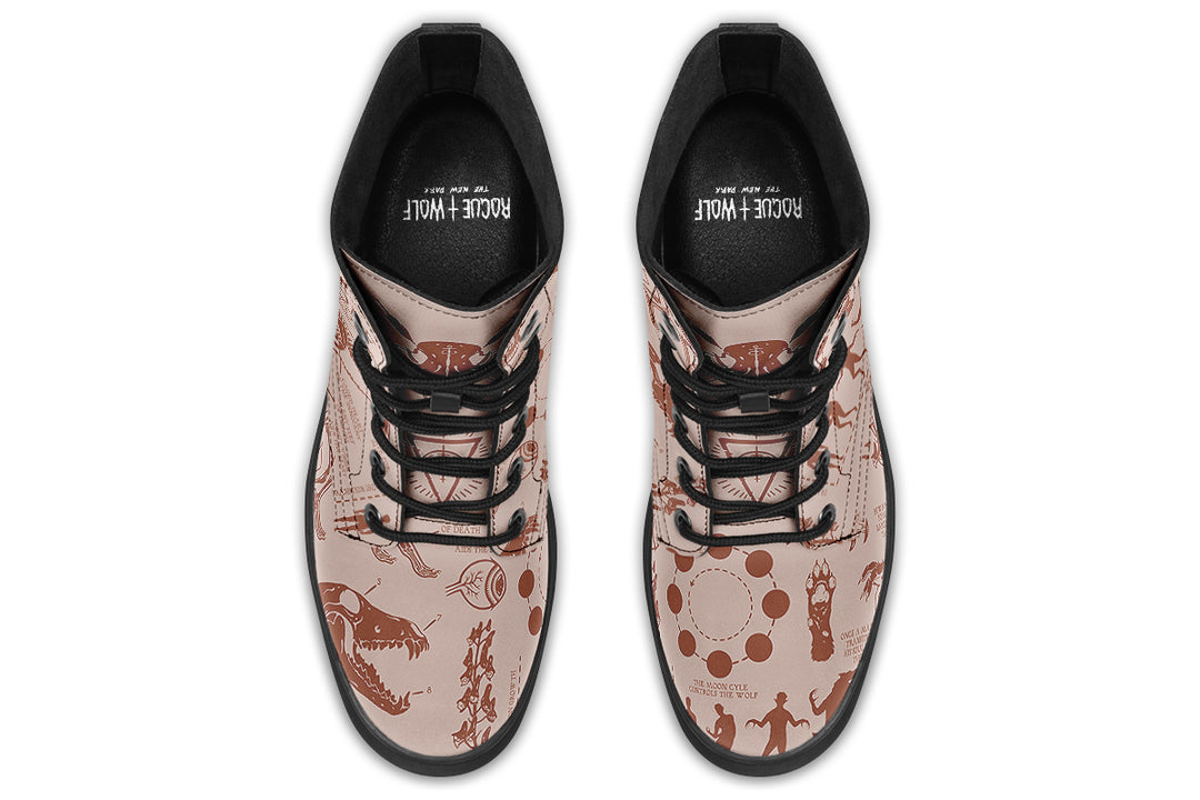 Blush Wolf Study Boots