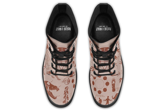Blush Wolf Study Boots