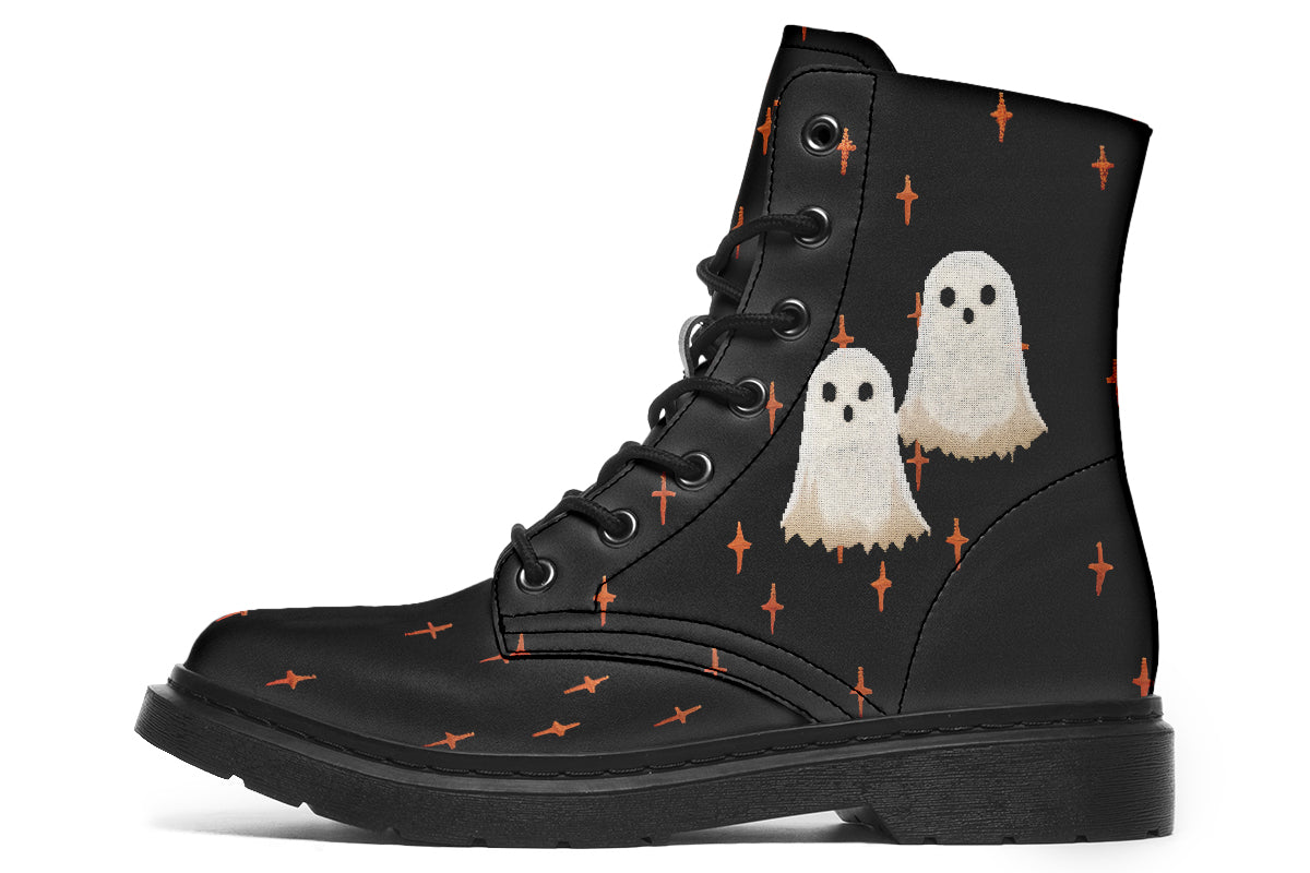 Boo Boots – Rogue + Wolf Vegan-PU Gothic Kawaii Occult Boots