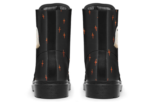 Boo Boots - Vegan Leather Doc-Style Boots with Durable Stitched on Soles