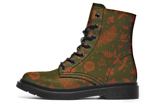 Bracken Green Witch Boots