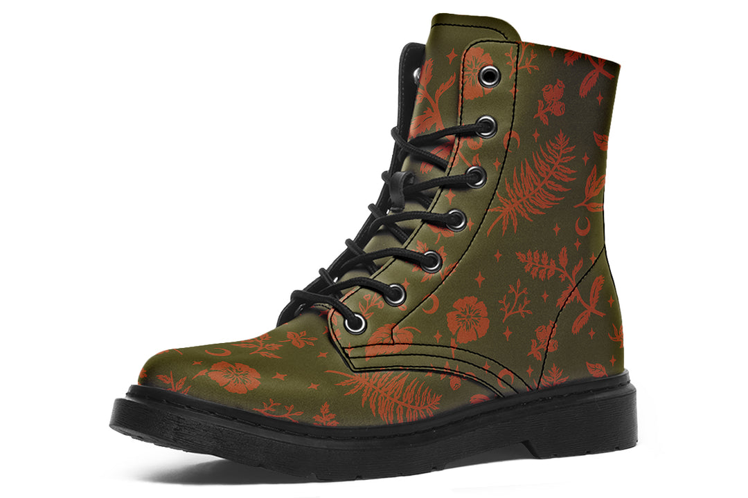 Bracken Green Witch Boots