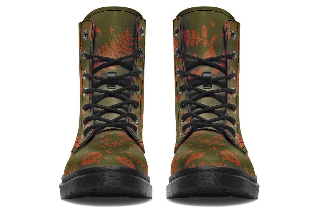 Bracken Green Witch Boots
