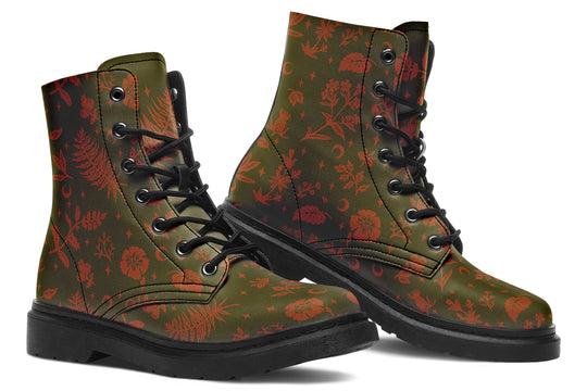Bracken Green Witch Boots