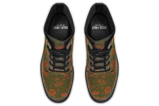 Bracken Green Witch Boots