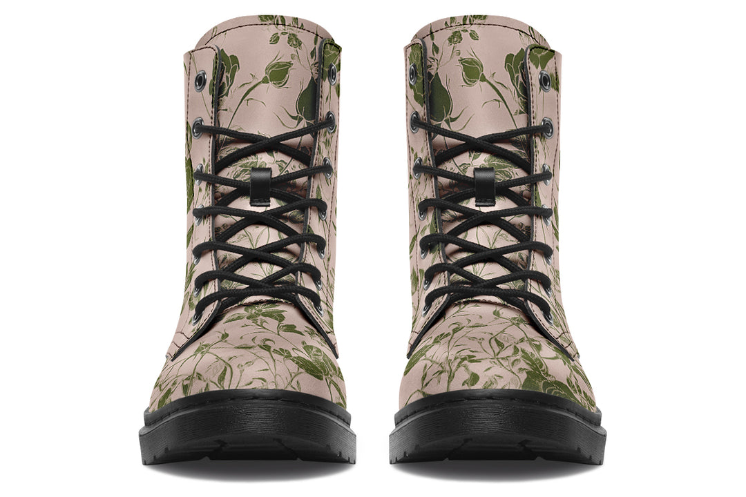 Budding Blood Rose Romance Boots