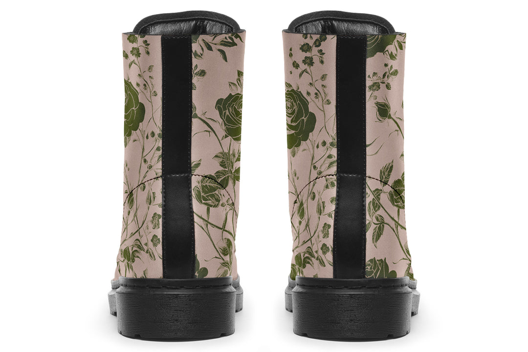 Budding Blood Rose Romance Boots