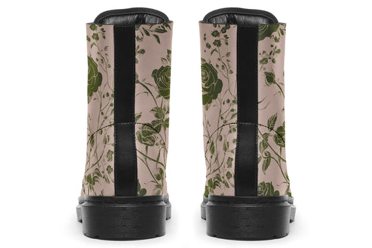Budding Blood Rose Romance Boots