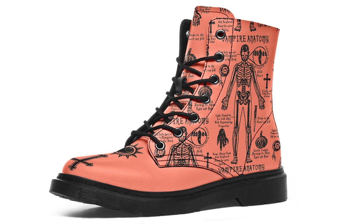Coral Vampire Study Boots