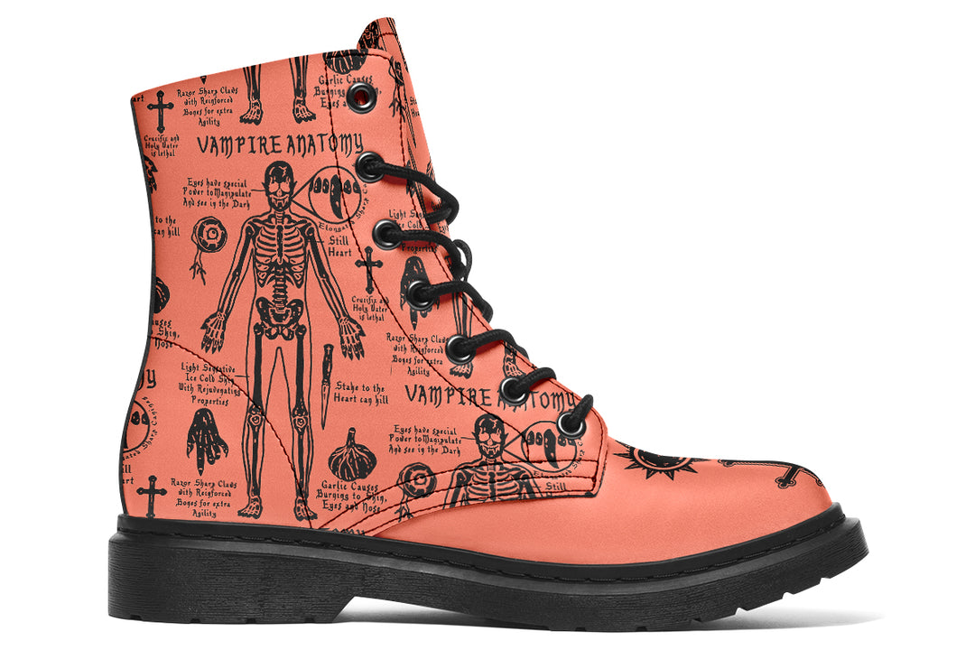 Coral Vampire Study Boots