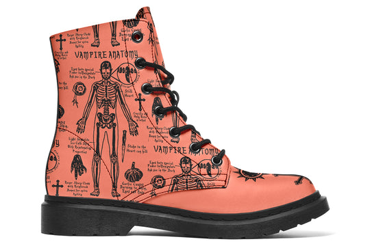 Coral Vampire Study Boots