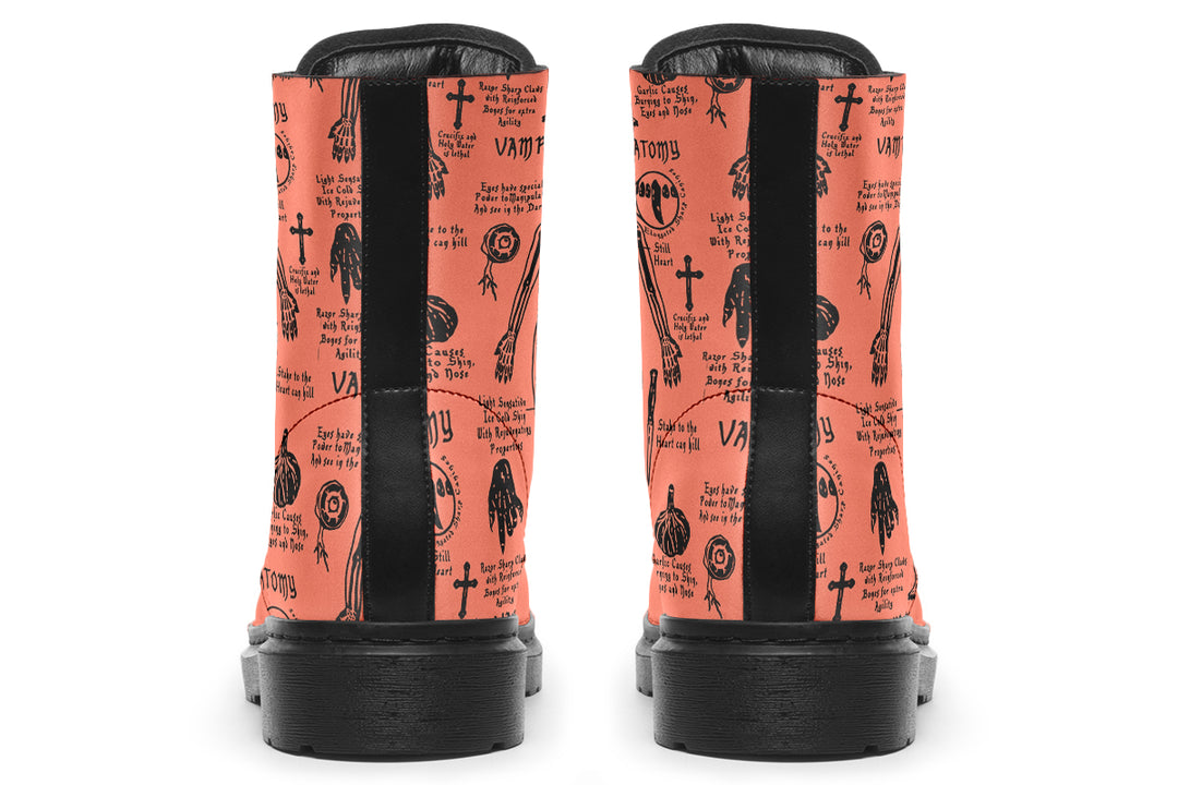 Coral Vampire Study Boots