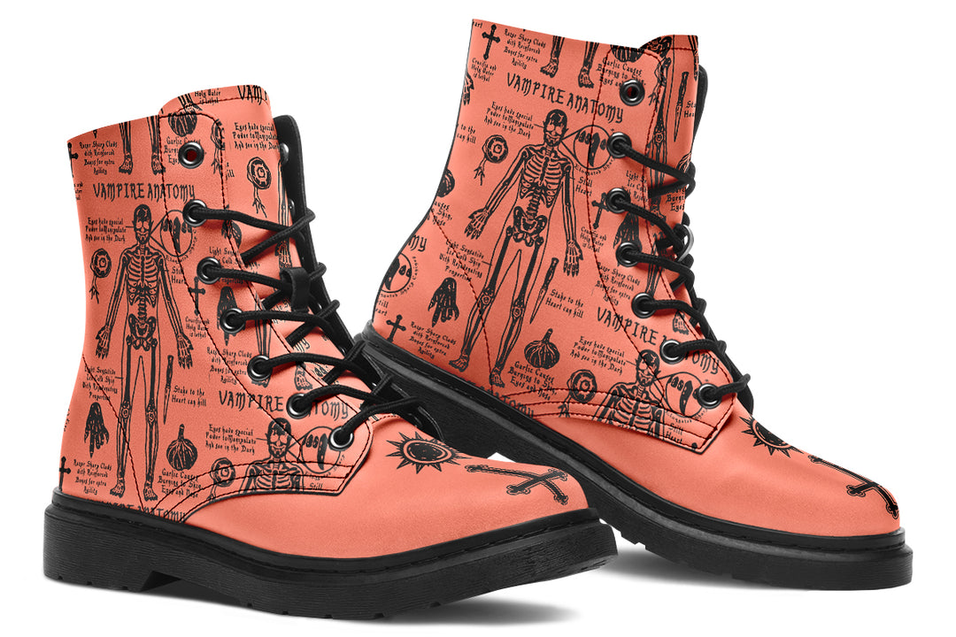 Coral Vampire Study Boots