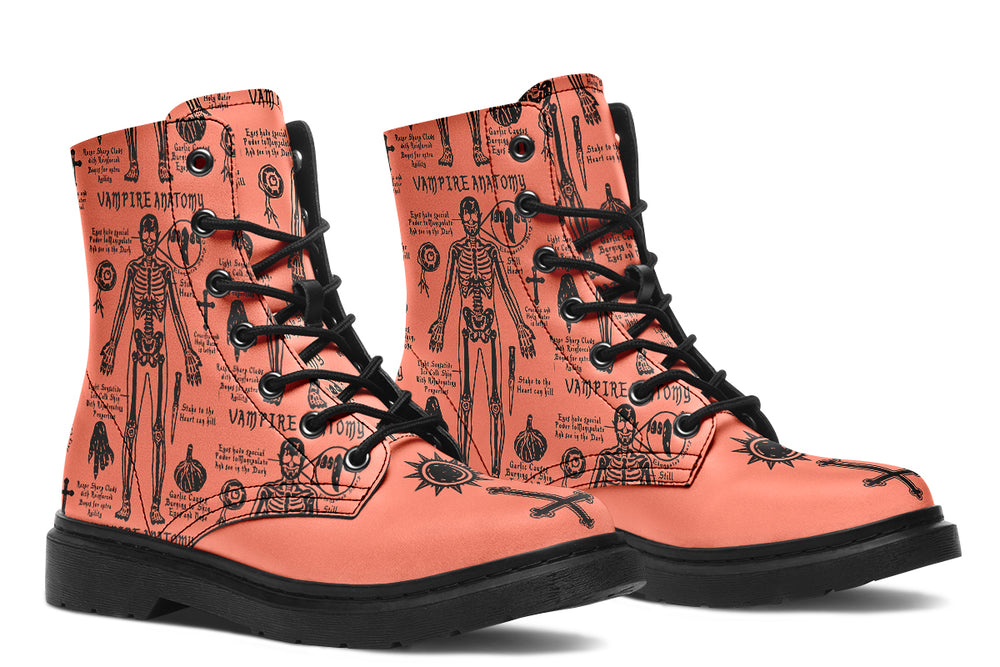 Coral Vampire Study Boots