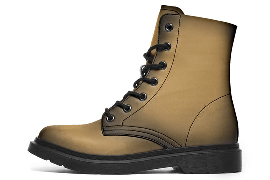 Elder Hide Boots - Vegan Leather Doc-Style Boots with Durable Stitched on Soles