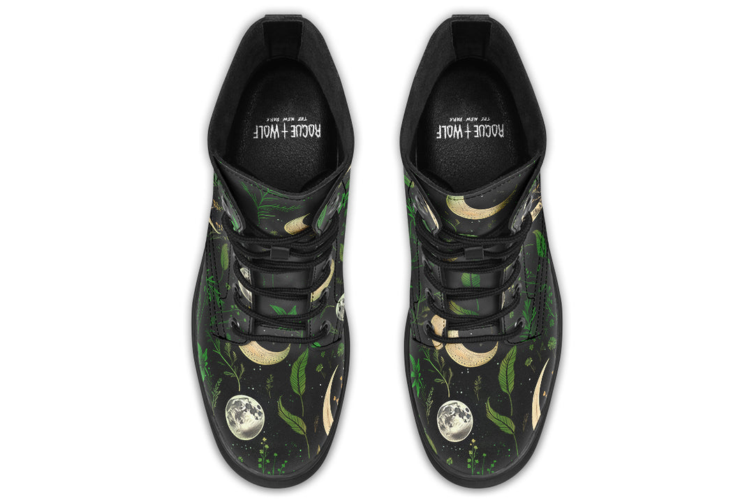 Emerald Moonlit Botanica Boots