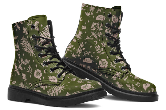 Fern Green Witch Boots