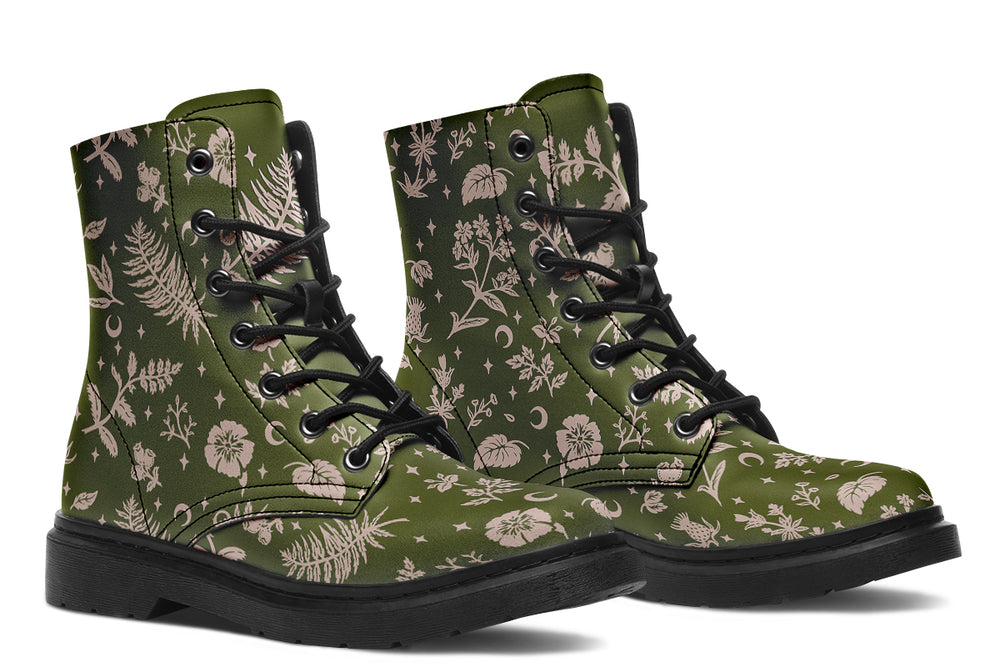 Fern Green Witch Boots