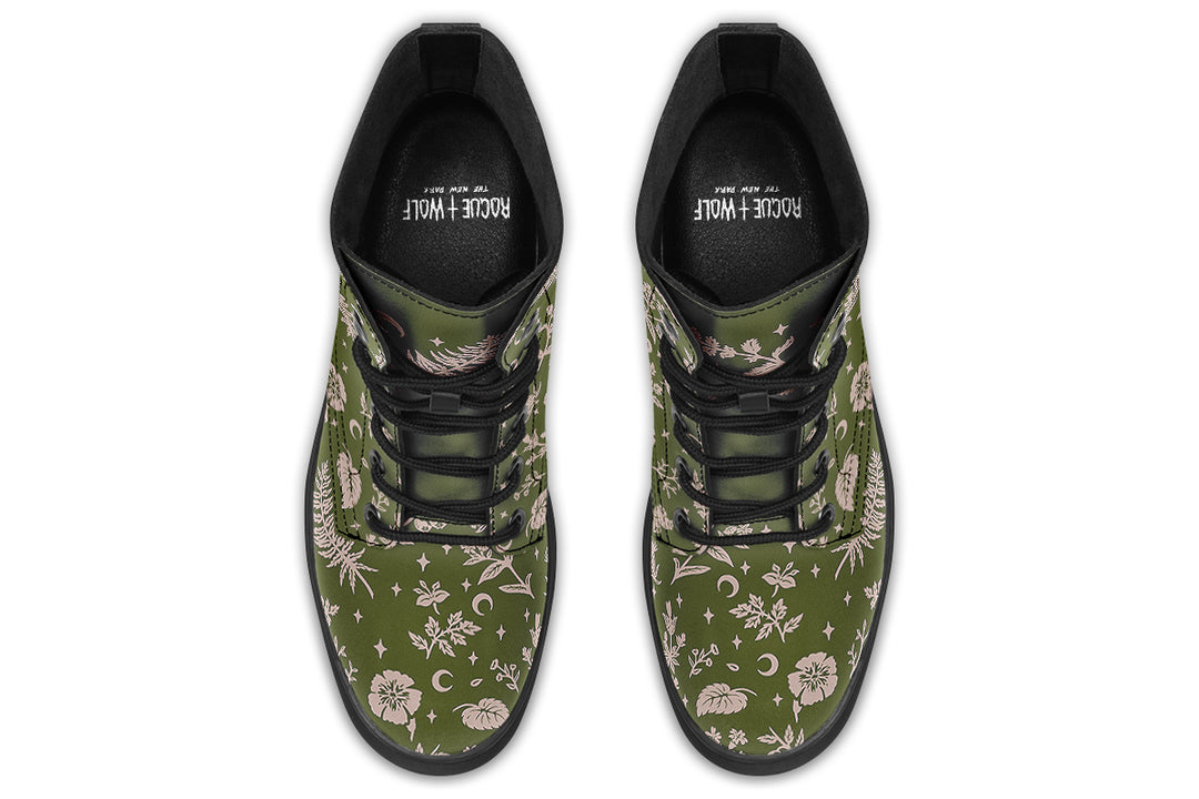 Fern Green Witch Boots