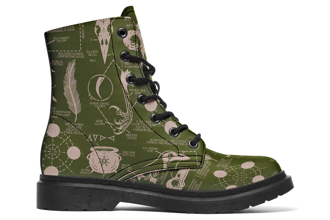 Fern Raven Study Boots