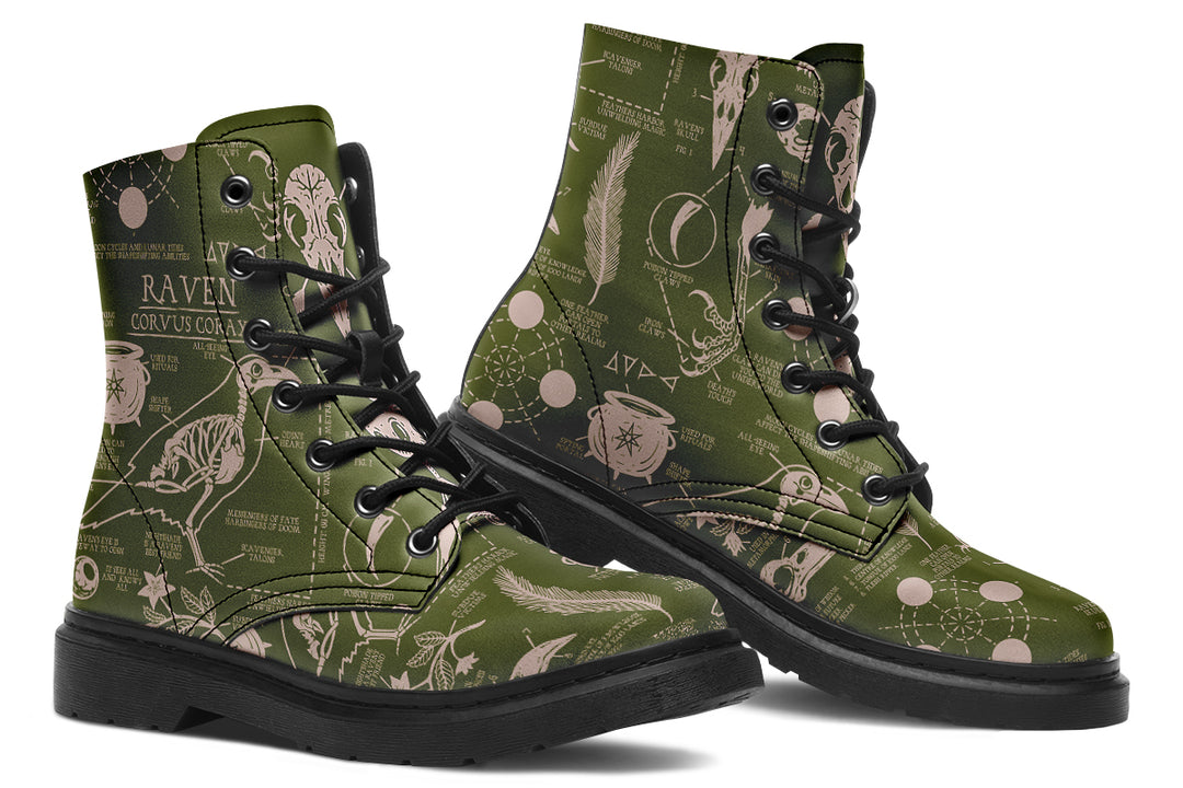 Fern Raven Study Boots