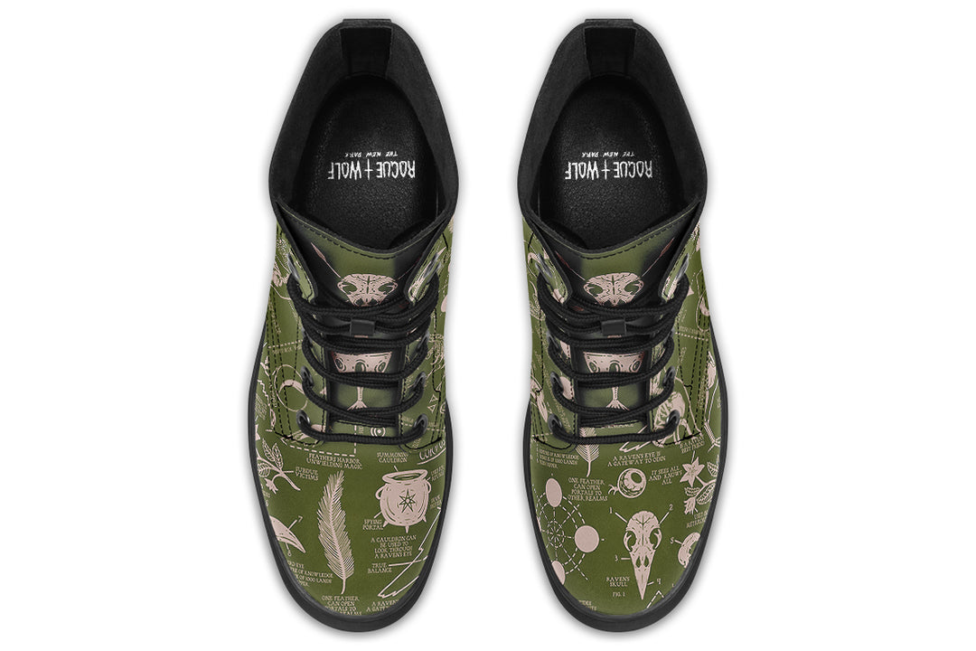 Fern Raven Study Boots