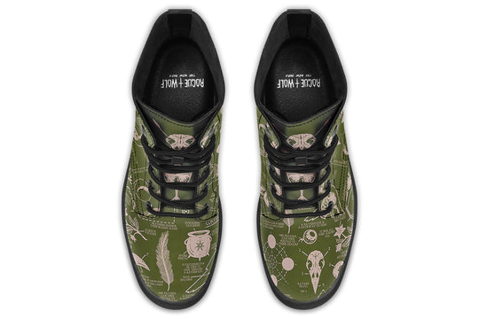 Fern Raven Study Boots