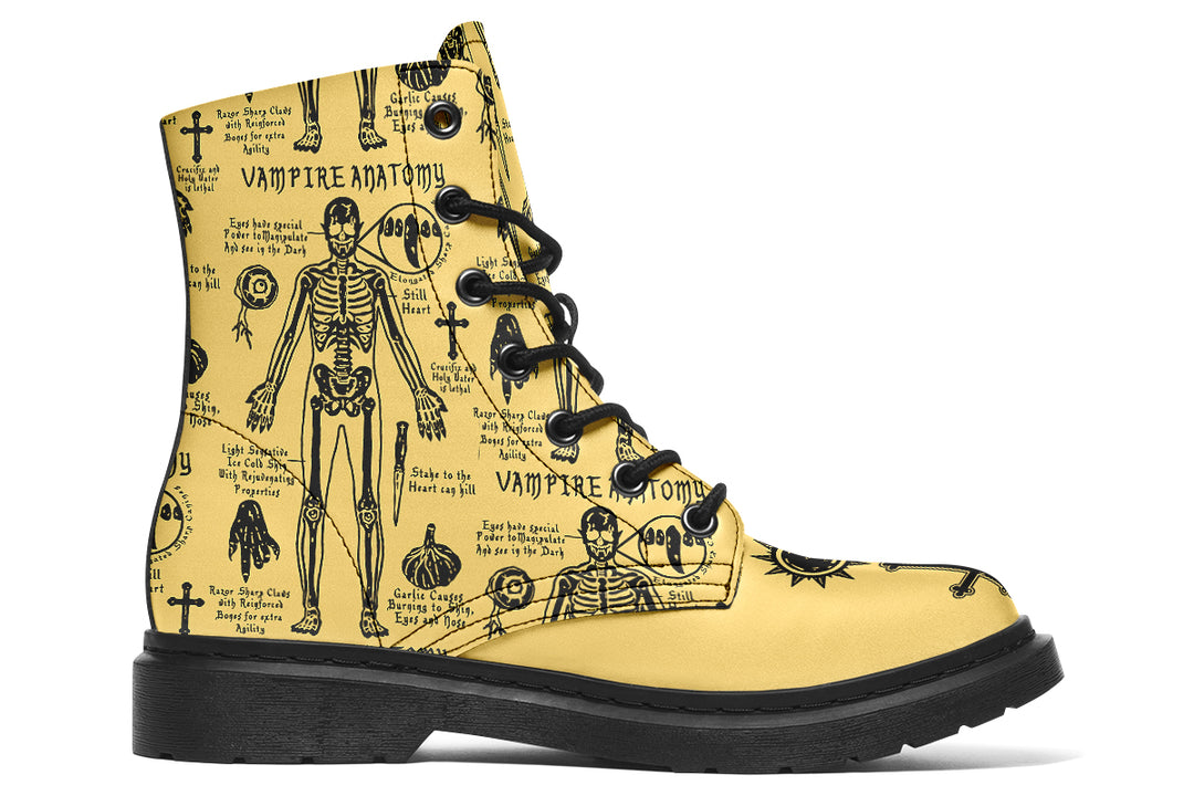 Gold Vampire Study Boots