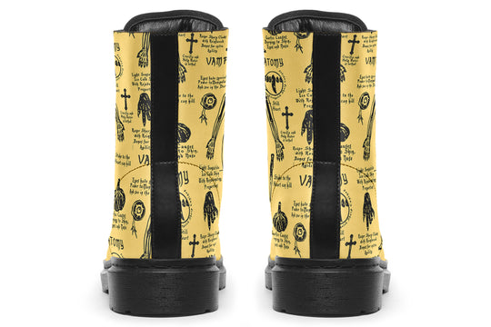 Gold Vampire Study Boots