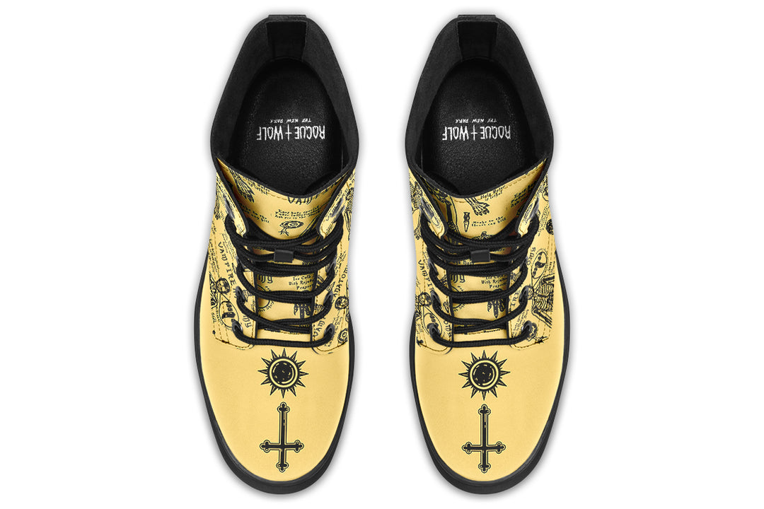 Gold Vampire Study Boots
