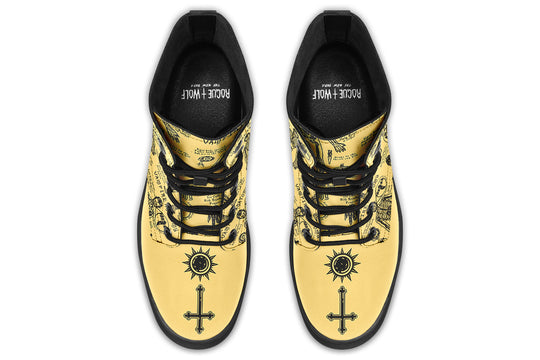 Gold Vampire Study Boots
