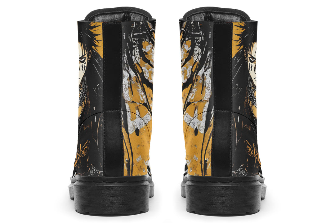 Guts Boots - Vegan Leather Doc-Style Boots with Durable Stitched on Soles