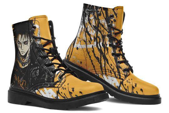 Guts Boots - Vegan Leather Doc-Style Boots with Durable Stitched on Soles