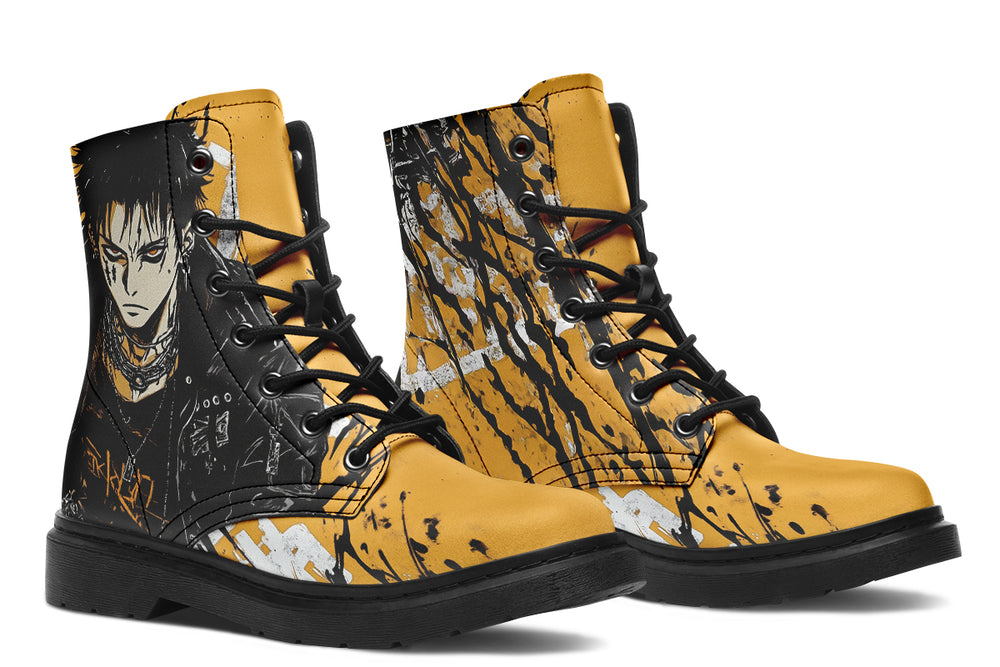 Guts Boots - Vegan Leather Doc-Style Boots with Durable Stitched on Soles