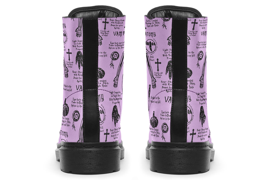 Lavender Vampire Study Boots