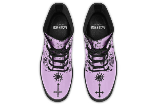 Lavender Vampire Study Boots