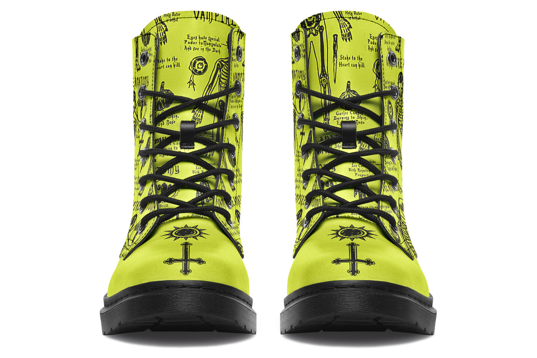 Lime Vampire Study Boots