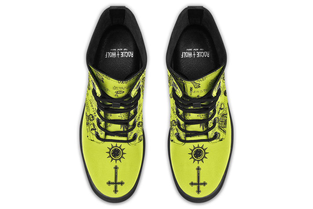 Lime Vampire Study Boots