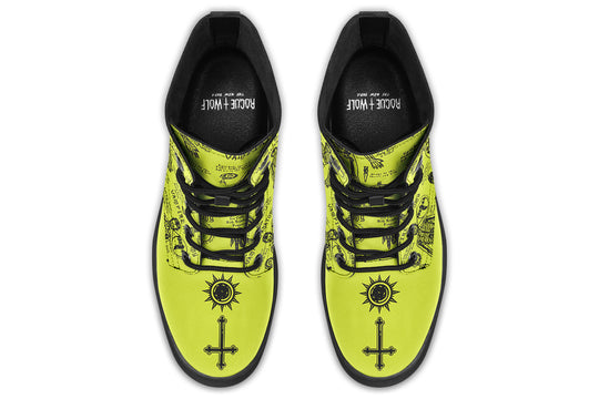Lime Vampire Study Boots
