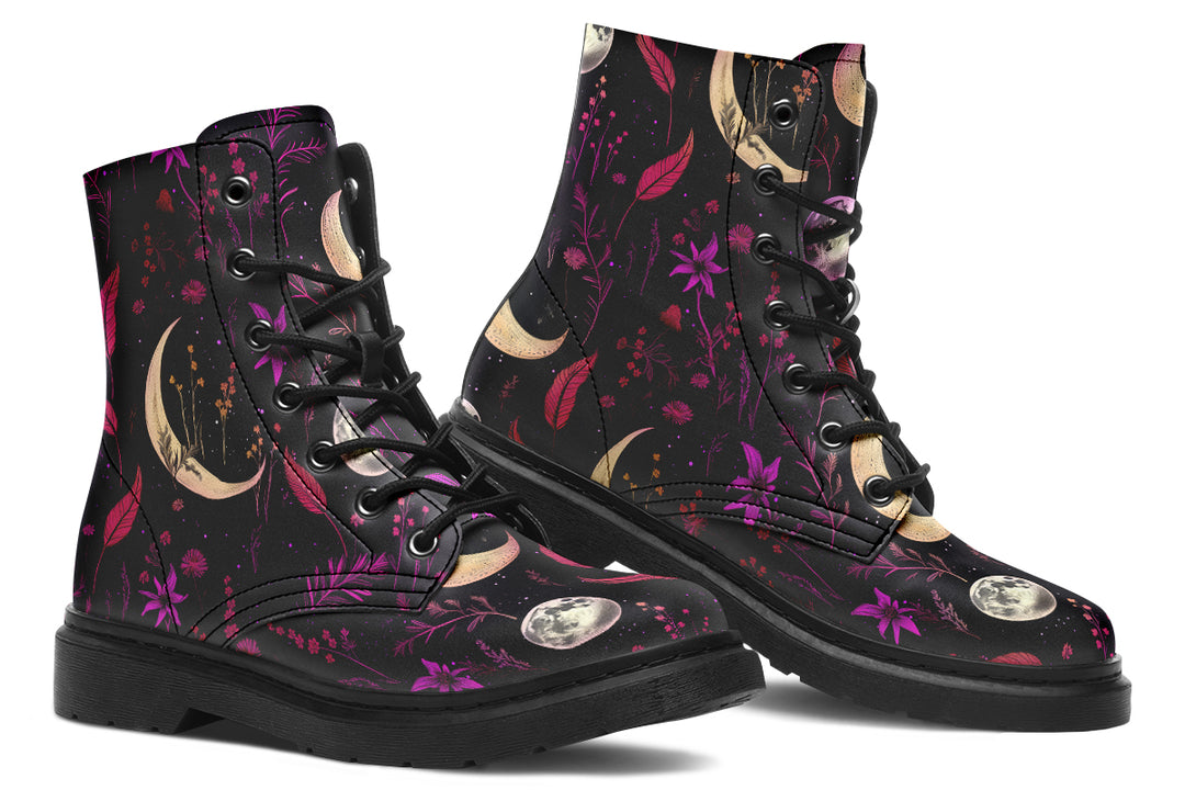 Magenta Moonlit Botanica Boots
