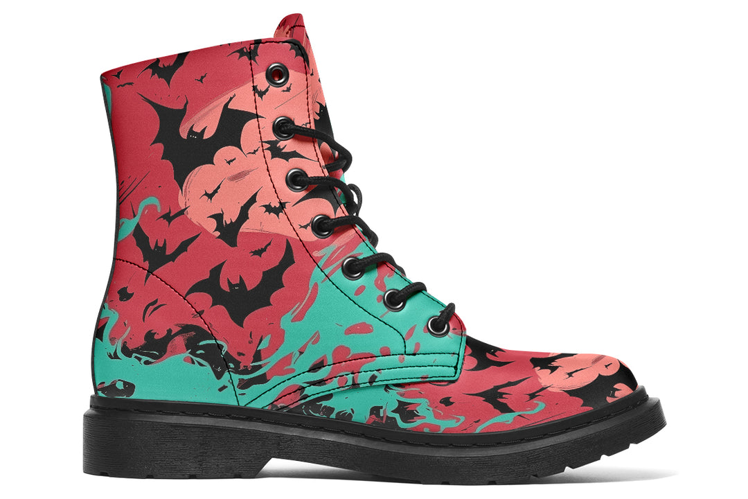 Majutsu Boots - Vegan Leather Doc-Style Boots with Durable Stitched on Soles