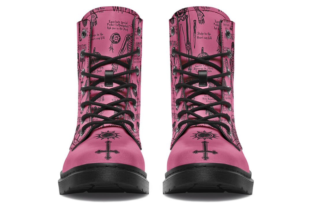 Mauve Vampire Study Boots