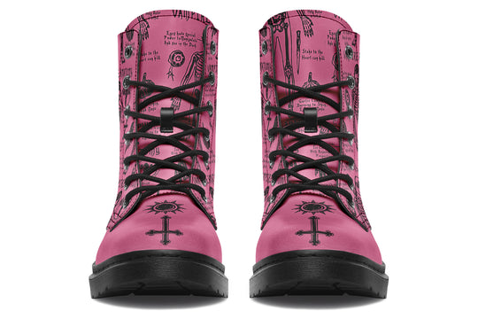 Mauve Vampire Study Boots